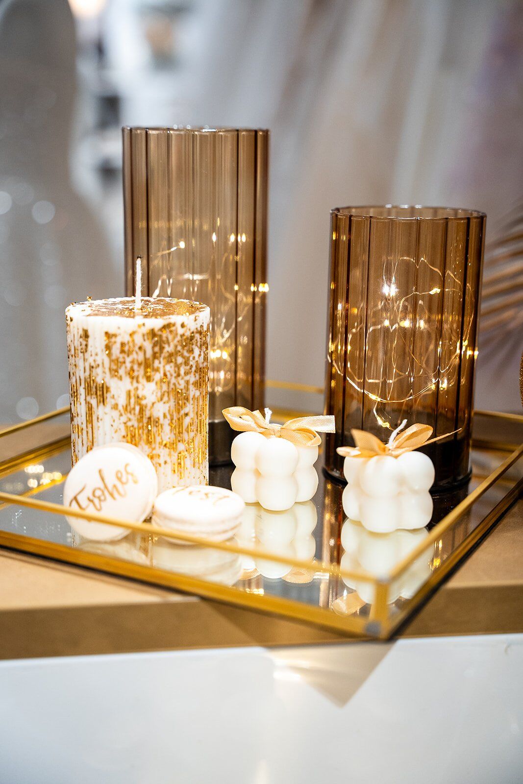 Golden Groove Stumpenkerze aus Bio-Sojawachskerze - Image 4