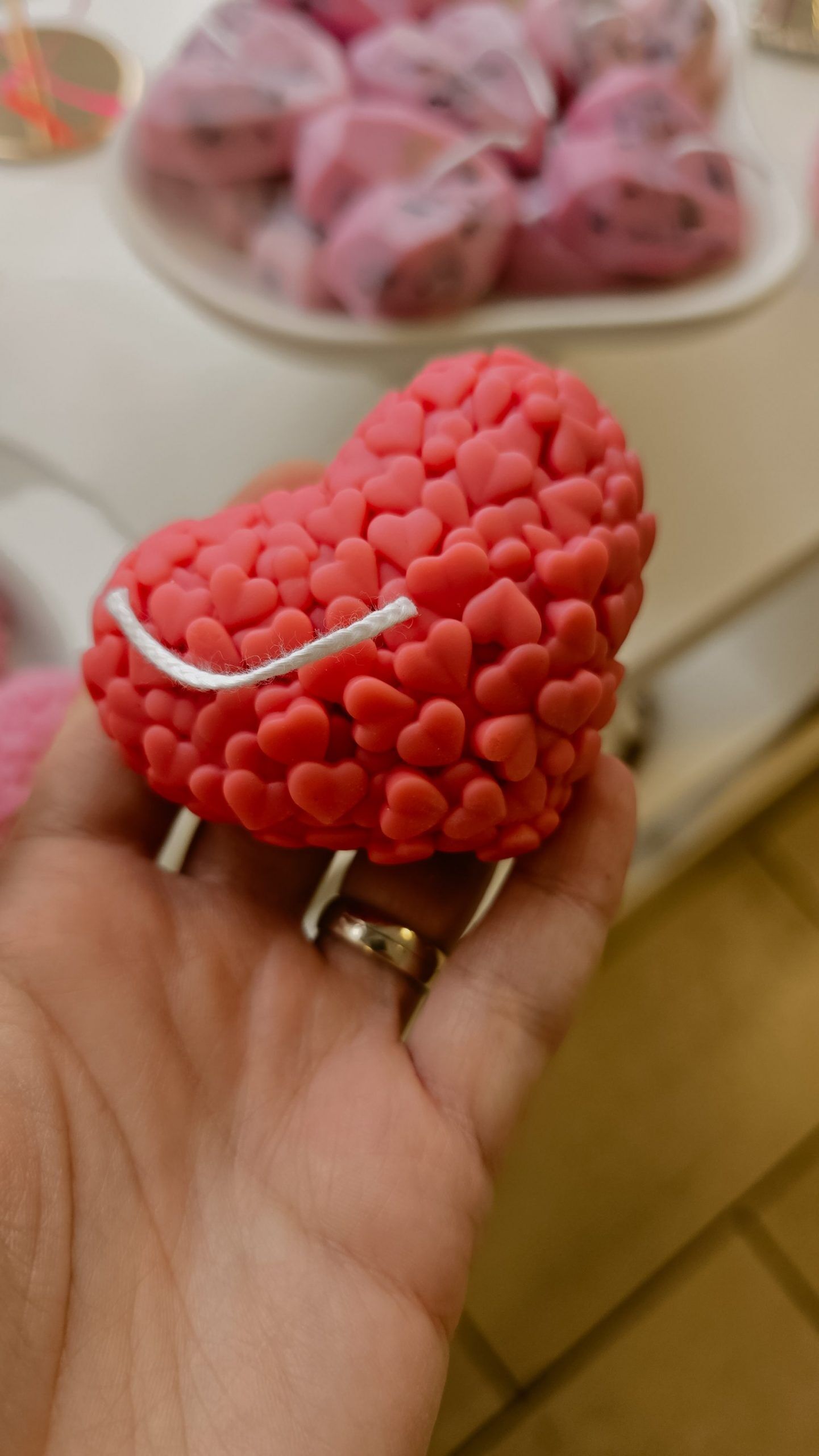 Sweet Heart Bio-Sojawachskerze - Image 3