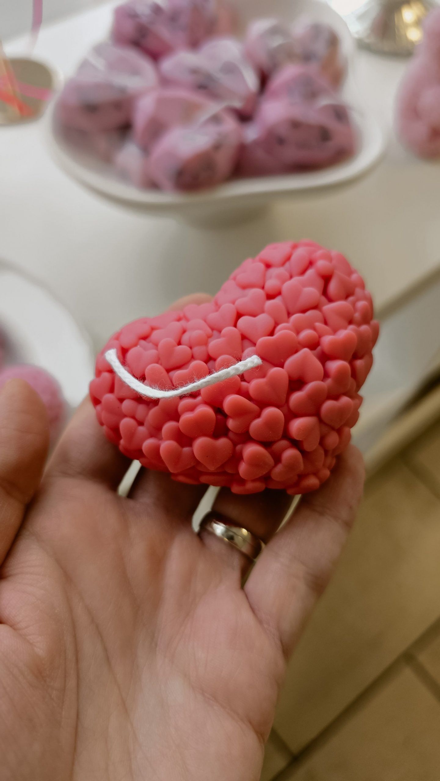 Sweet Heart Bio-Sojawachskerze - Image 2