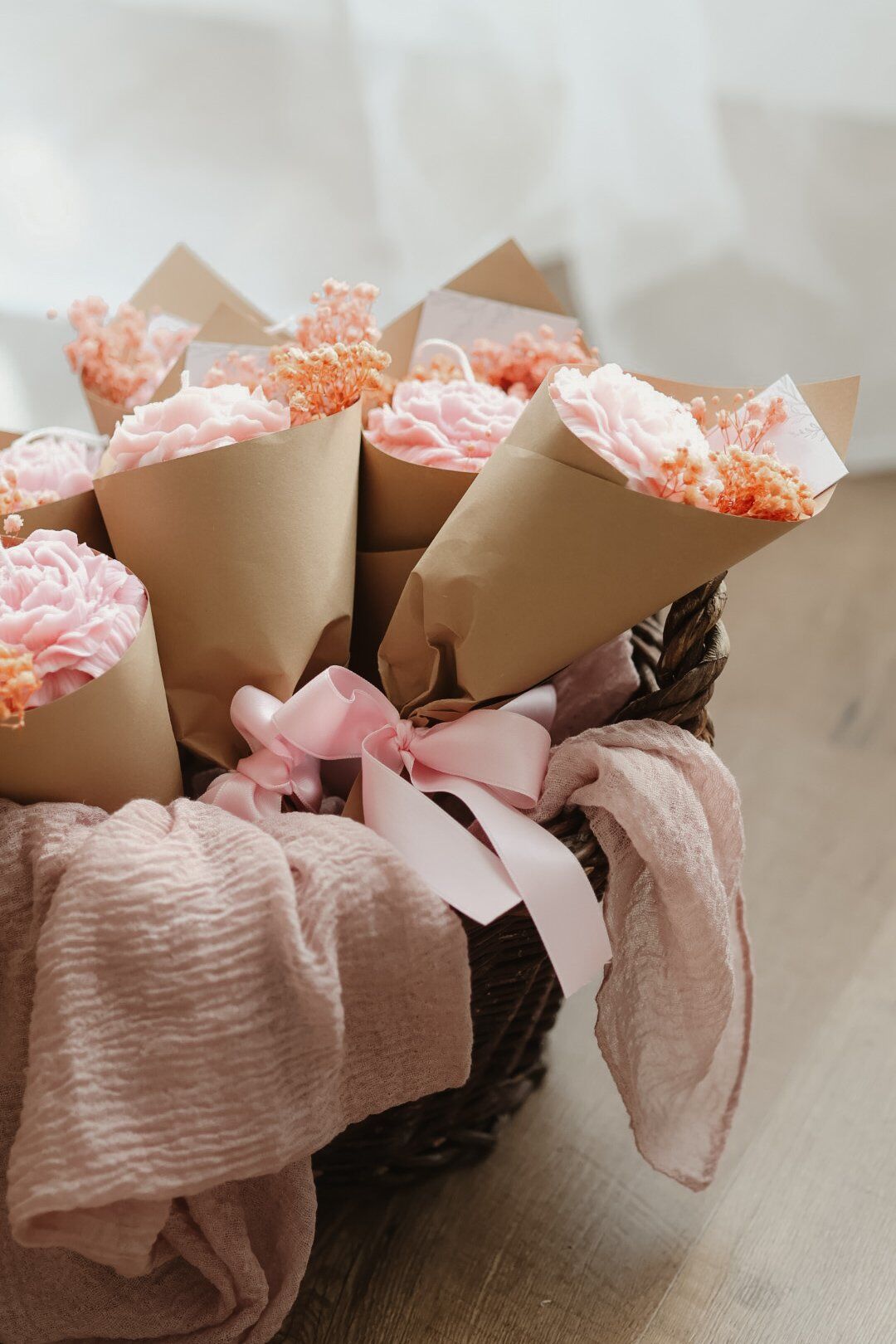 Peony Blush Mini Blumenstrauß - Image 5