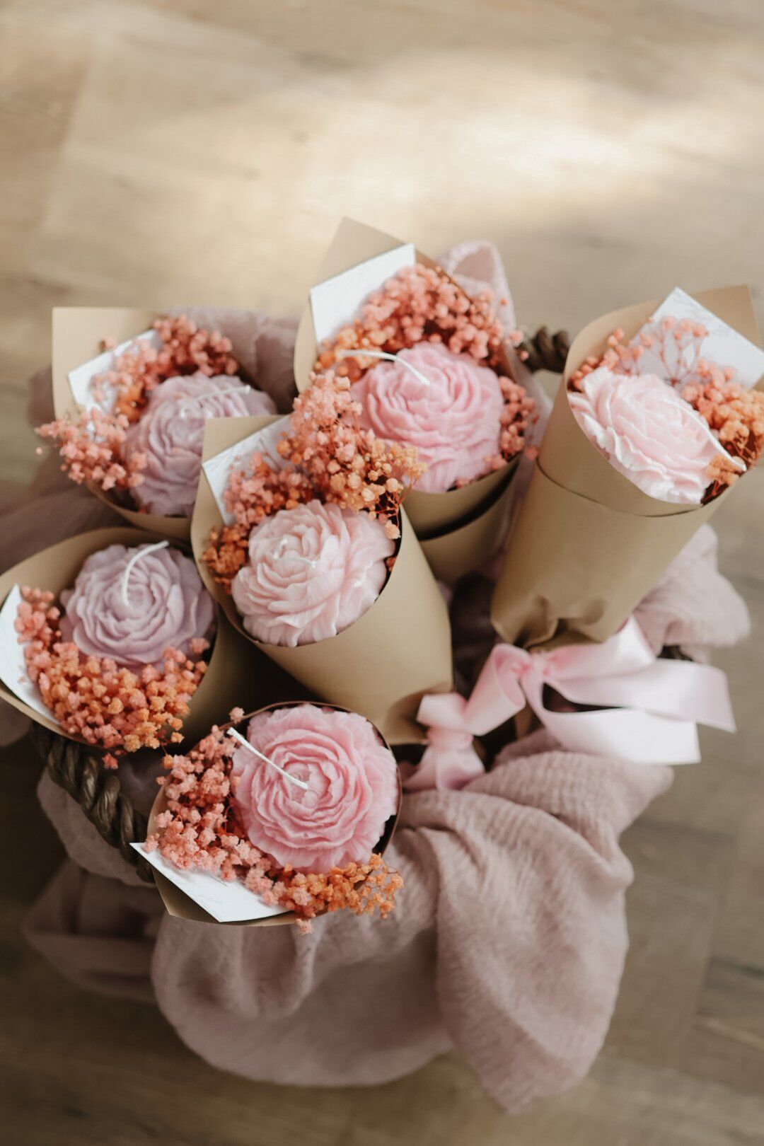 Peony Blush Mini Blumenstrauß - Image 4