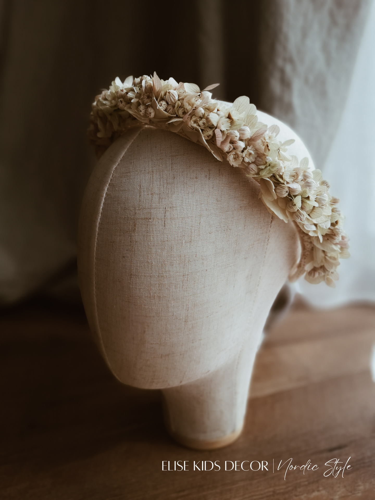Handgefertigter Haarkranz aus Trockenblumen | Haarschmuck - Image 15