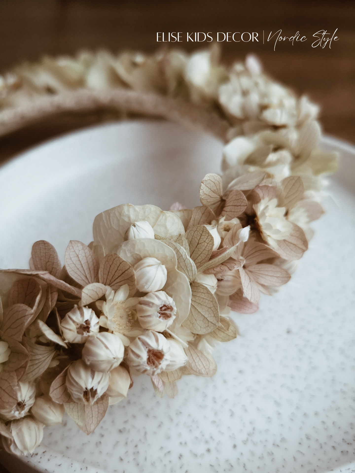 Handgefertigter Haarkranz aus Trockenblumen | Haarschmuck - Image 13