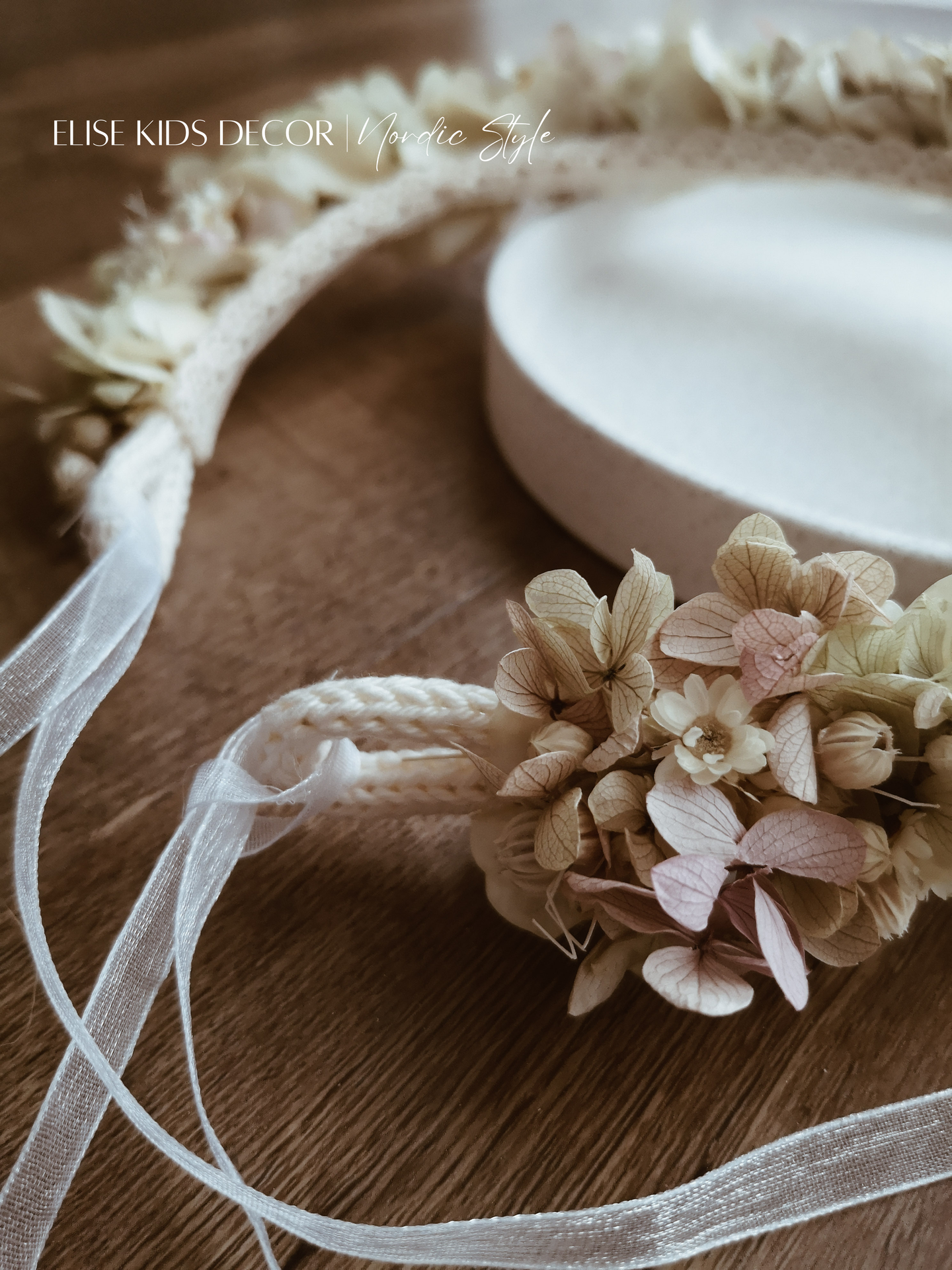 Handgefertigter Haarkranz aus Trockenblumen | Haarschmuck - Image 12
