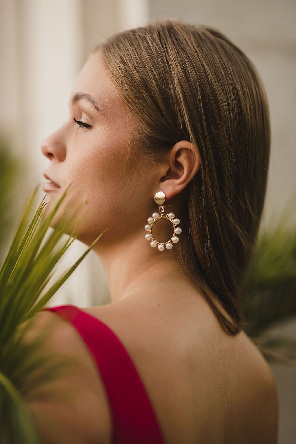 Aurora Circle Earrings - Image 3