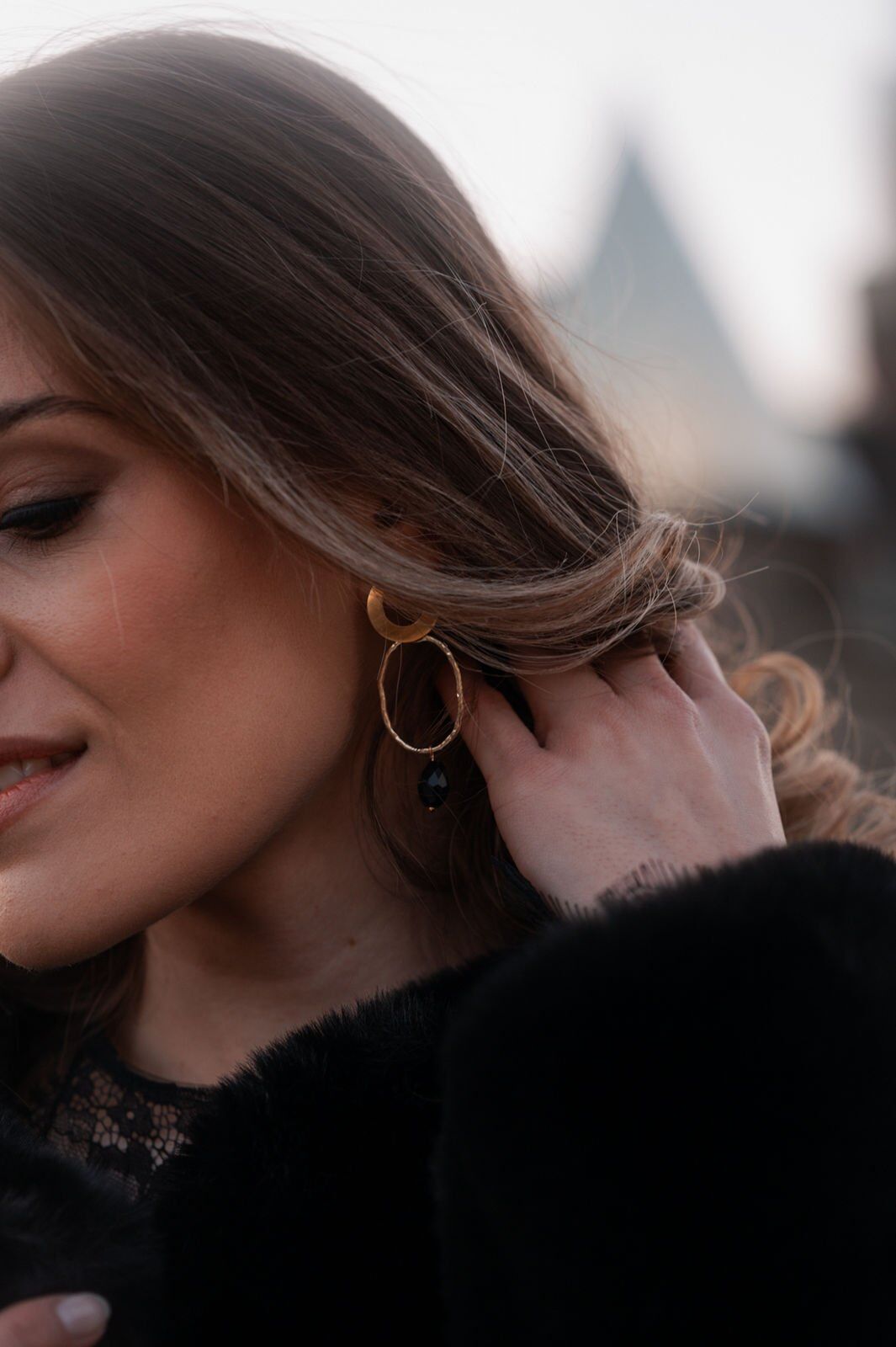 Golden Eclipse Earrings - Image 5