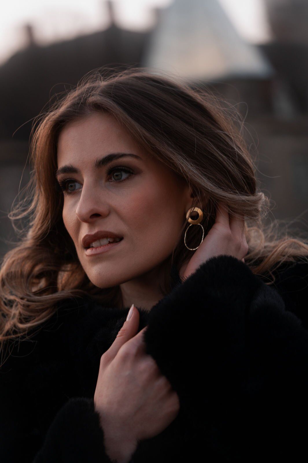 Golden Eclipse Earrings - Image 4