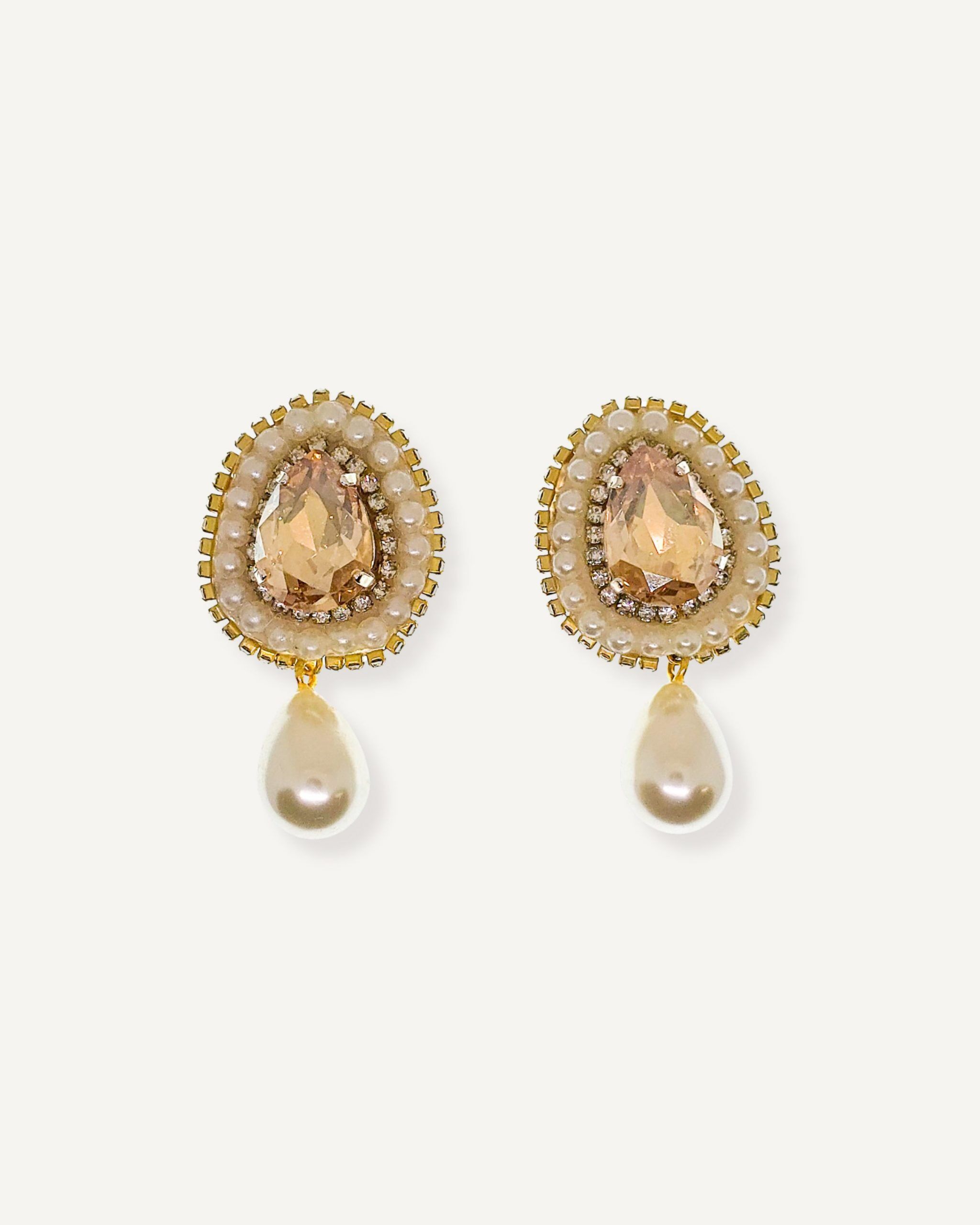 Champagne Royal Earrings - Image 2