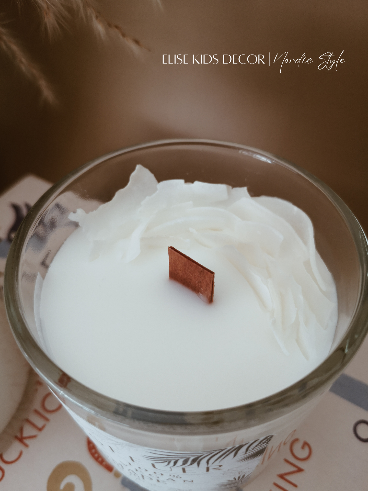 Kokosfeuer - Handgegossene Knisterkerze aus Kokoswachs - Image 4