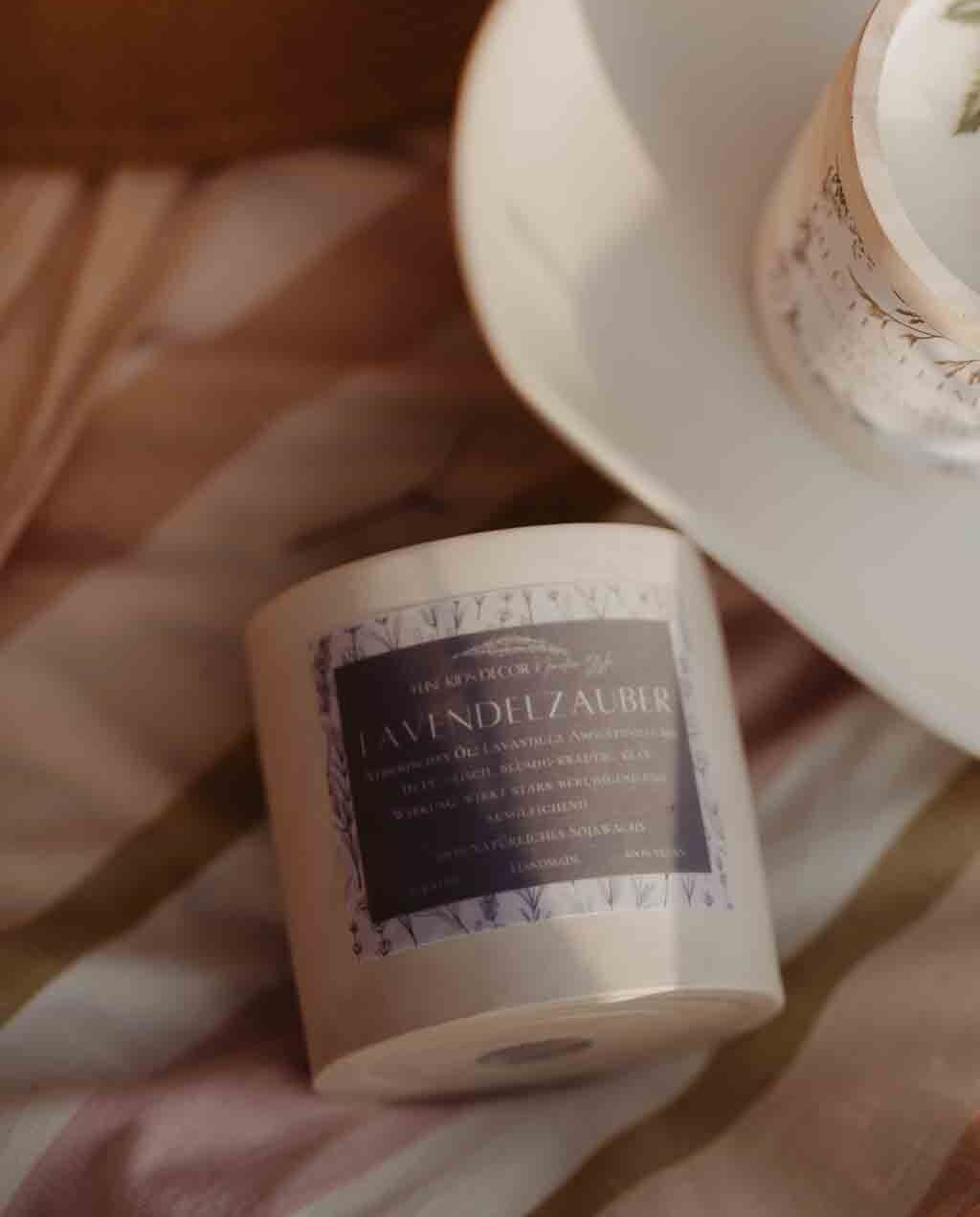 Knisterkerze Lavendel mit Ätherischen Ölen von DrEberhardt