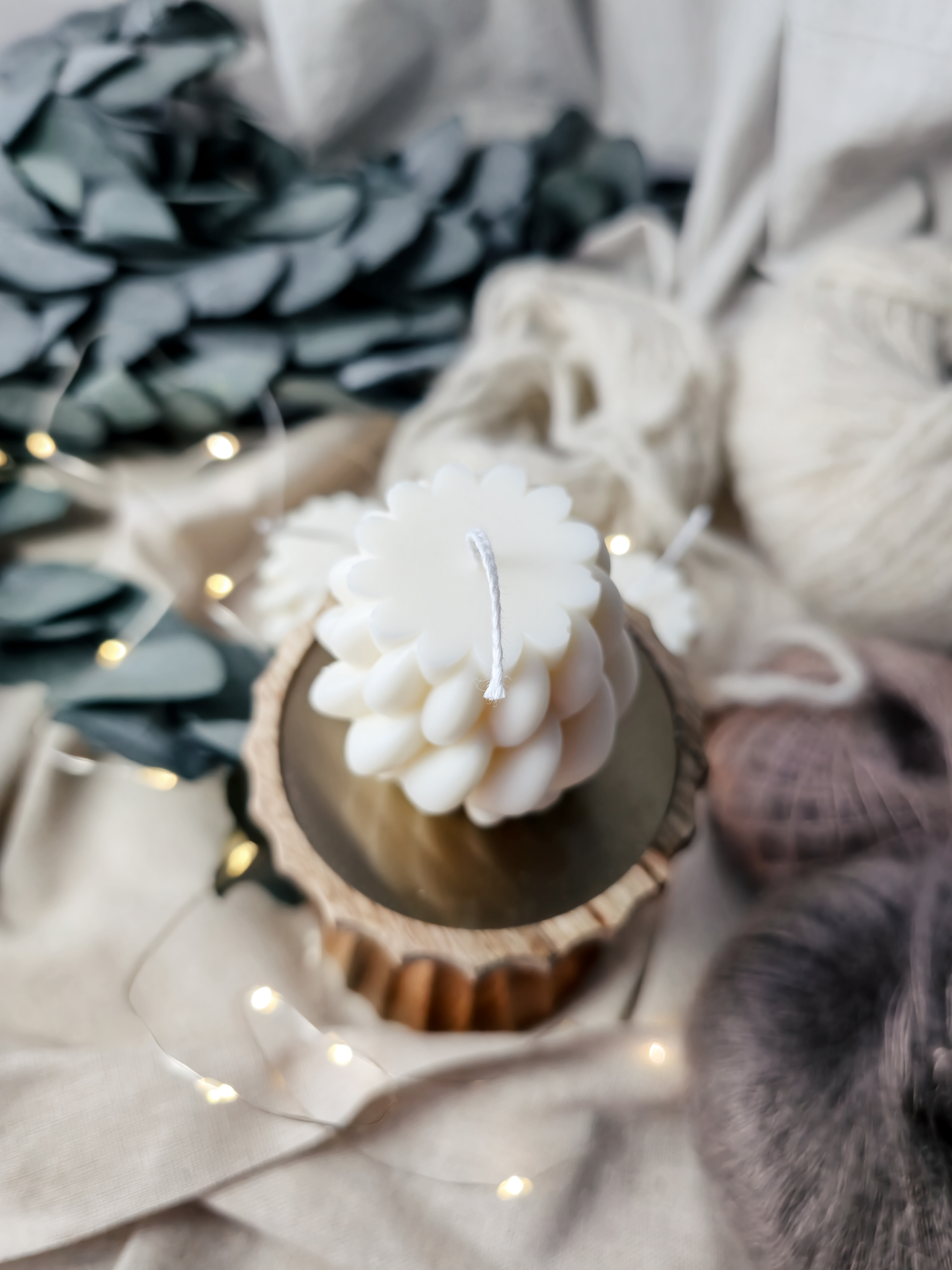 Knotenkerze aus Bio-Sojawachs - Image 3