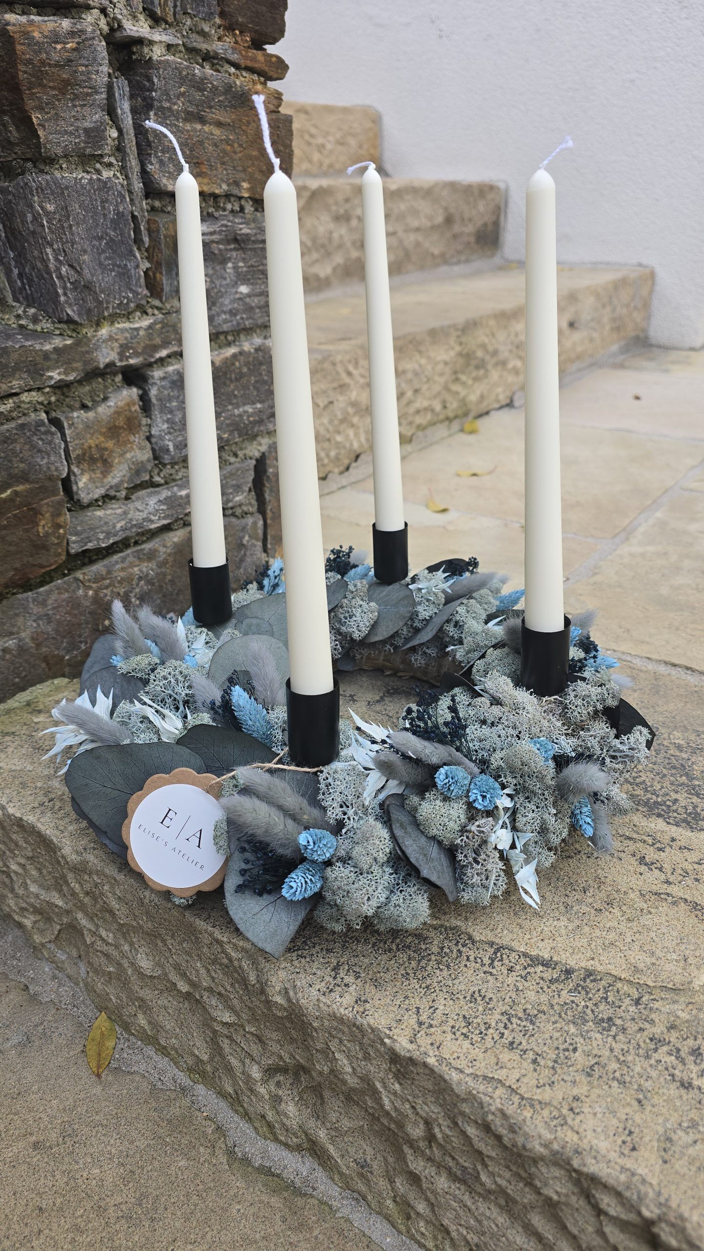 Tafelkerze ca. 25 cm aus Bio-Sojawachs - Image 6