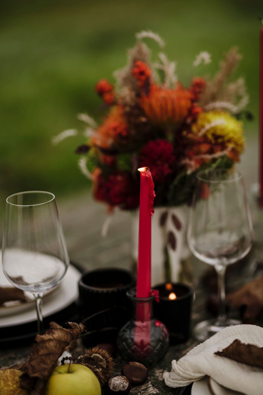 Tafelkerze ca. 25 cm aus Bio-Sojawachs - Image 3